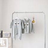 Áo Hoodie Gia đình Familylove - Mẫu Áo Hoodie Family In Hình Chú Gấu Nhỏ Xinh Xắn NI Chất Nỉ Da Cá Cotton 100%