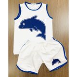 Bộ quần áo ba lỗ bé trai Familylove - Bộ ba lỗ nhiều màu kiểu dáng năng động chất liệu cotton 100% thoáng mát