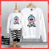 Áo Hoodie Gia Đình Familylove - Áo Hoodie Doreamon Dễ Thương Chất Liệu Nỉ Da Cá Cao Cấp