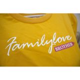 Áo gia đình Familylove - Đồng phục gia đình chất liệu cotton 100% siêu mềm mịn in chữ Familylove