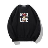Áo hoodie nỉ cho nam form rộng Familylove – Áo mùa đông nam nữ chú khỉ mokey Enjoy Love