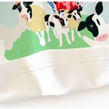 Áo thun bé trai bé gái Familylove - Áo phông trẻ em chú gấu Bò Sữa Holiday dễ thương chất liệu cotton 100% cao cấp