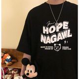 Áo thun phông nam form rộng Familylove - Mẫu áo thun nam tay lỡ HOPE NAGAWL chất Cotton 100% cao cấp