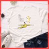 Áo thun phông nam nữ form rộng Familylove - Mẫu áo Unisex Lột Quả Chuối BE FREE chất Cotton 100% cao cấp