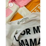 Set quần áo cho bé gái Made Love for My Mama  Size từ 9-55kg. Chuẩn shop - Logo thương hiệu Thun cotton 100% cao cấp