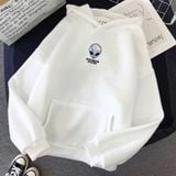 Áo Hoodie Nữ form rộng Cotton Nỉ da cá (Kèm hình thật chất áo có Logo Thương hiệu) Hình người ngoài hành tinh UFO