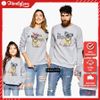 Áo Sweater Gia đình Cotton Nỉ da cá (Hình thật chất áo + Logo Thương hiệu) Chú chó Boss Family