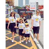 Áo gia đình - Đồng phục gia đình đẹp  (Có hình thật + Logo thương hiệu)  BE HAPPY GOOD