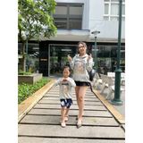 Áo Hoodie Gia đình Familylove - Áo Gia Đình Thu Đông Chú Gấu HOWLER Đáng Yêu Chất Nỉ Da Cá Cotton 100%
