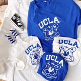 Áo gia đình Familylove - đồ gia đình Gấu UCLA dễ thương chất thun 100 cotton co giãn loại 1