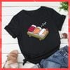 Áo thun phông nam nữ form rộng Familylove - Mẫu áo Unisex 3 chú Sushi đang ngủ chất Cotton 100% cao cấp