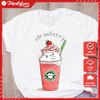 Áo thun phông nam nữ form rộng Familylove - Mẫu áo Unisex nữ Chú mèo Strawberry Coffee