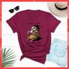 Áo thun phông nam nữ form rộng Familylove - Mẫu áo Unisex nữ  Cotton 100% cao cấp Con Lười Rất bận Very Busy