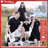 Áo Gia Đình Cổ Trụ Familylove - Đồng Phục Gia Đình Có Cổ In Logo Chất Liệu Nỉ Da Cá Cotton 100% Co Giãn Cao Cấp