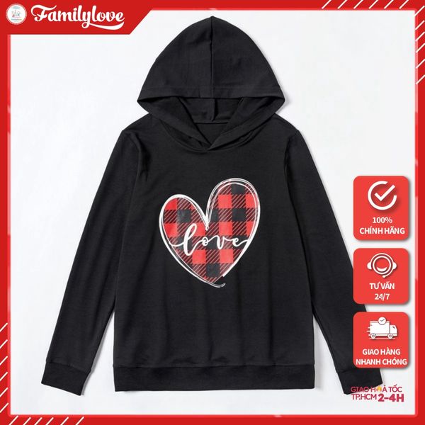 Áo Hoodie Nữ Form Rộng cotton Nỉ Da Cá (KÈM HÌNH THẬT CHẤT ÁO CÓ LOGO THƯƠNG HIỆU) hình Trái Tim Chữ Love