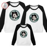 Áo Sweater Gia Đình Familylove - Mẫu Áo Sweater Family Họa Tiết Chuột Mickey Mouse Original  Chất Nỉ Da Cá Cotton 100%