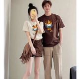 Đồ gia đình Familylove - Set áo gia đình in hình chú Rồng Loong cute chất liệu cotton 100% co giãn