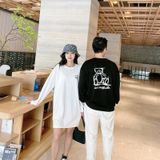 Áo Sweater Gia Đình Familylove - Áo Sweater thu đông gia đình họa tiết gấu Sevi inneffable Chất Liệu Nỉ Da Cá Cao Cấp