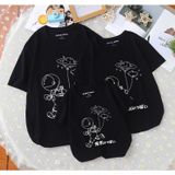 Áo thun cotton gia đình Familylove – Set in hình phi hành gia vũ trụ dễ thương