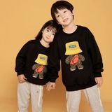 Áo sweater gia đình Familylove - Áo Sweater họa tiết gấu Forever chất liệu nỉ da cá cao cấp
