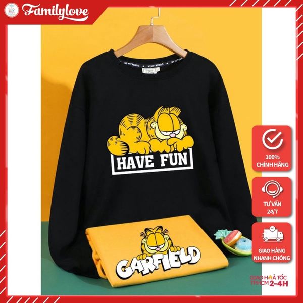 Áo Sweater Nữ Form Rộng cotton Nỉ Da Cá (KÈM HÌNH THẬT CHẤT ÁO CÓ LOGO THƯƠNG HIỆU) have Fun