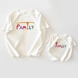 Áo gia đình Familylove - đồ gia đình in chữ Family chất liệu cotton 100%
