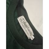 Áo gia đình Familylove - đồ gia đình phom rộng Mimi xanh rêu chất liệu 100% cotton bốn chiều form rộng