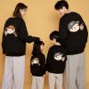Áo sweater gia đình Familylove - Áo Sweater họa tiết gia đình Chibi Milktea đáng yêu chất liệu nỉ da cá cao cấp