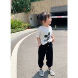 Bộ quần áo bé gái Familylove - Set quần áo trẻ em Mickey đáng yêu năng động chất liệu cotton 100% co giãn mềm mịn