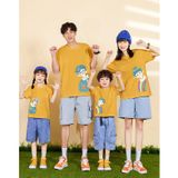 Áo Gia Đình Familylove - Mẫu Áo Đồng Phục Gia Đình Họa Tiết Gia Đình Chibi Cực Đáng Yêu Chất Liệu Cotton 100% Co Giãn