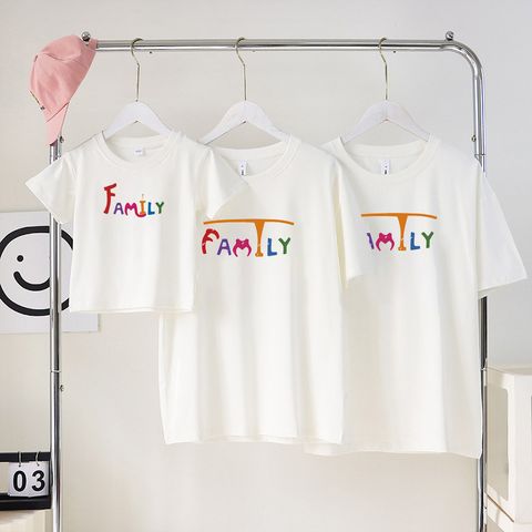 Áo gia đình Familylove - đồ gia đình in chữ Family chất liệu cotton 100%