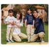 Áo gia đình Familylove - Set áo gia đình in họa tiết đáng yêu Happiness chất liệu cotton 100% cao cấp