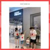 Áo gia đình Familylove – đồ gia đình in hình trái tim chữ Fantasia dễ thương chất cotton 100 co giãn