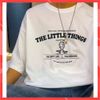 Áo thun phông nam form rộng Familylove - Mẫu áo thun nam tay lỡ  THE LITTLE THING chất Cotton 100% cao cấp