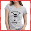Áo thun phông nam nữ form rộng Familylove - Mẫu áo Unisex Are You Ready For Aliens? chất Cotton 100% cao cấp
