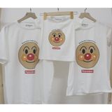 Áo gia đình Familylove - đồ gia đình mặt cười MINANO màu trắng chất liệu cotton 100% mát