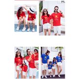 Áo gia đình - Đồng phục gia đình đẹp  (Có hình thật + Logo thương hiệu)  Gia đình hoàng gia