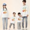 Áo sweater gia đình Familylove - Áo Sweater họa tiết chú vịt Gaga Duck đáng yêu chất liệu nỉ da cá cao cấp