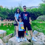Áo gia đình Familylove - áo váy đầm gia đình LOVE sắc màu chất liệu cotton 100% mềm mịn siêu mát