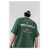 Áo Phông Nam Familylove - Mẫu Áo Thun Nam Unmeasurable Vintage First Class Chất Cotton 100% màu Rêu Hot Trend