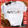 Áo Thun Phông Nam Nữ Form Rộng Familylove - Mẫu 6 Chú Mèo Good Day Happy