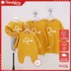 Áo Sweater Gia Đình Familylove - Áo Sweater Trái tim Love Bong Bóng Dễ Thương Chất Liệu Nỉ Da Cá Cao Cấp