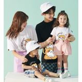 Áo Gia Đình Familylove - Mẫu Áo Đồng Phục Gia Đình Họa Tiết Gia Đình Mèo Đáng Yêu Resting Chất Liệu Cotton 100% Co Giãn
