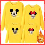 Áo Hoodie Gia Đình Familylove - Áo Hoodie Gia đình Mickey Dễ Thương Chất Liệu Nỉ Da Cá Cao Cấp