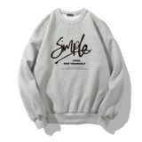 Áo Sweater Nam Form Rộng Happyfamily Cotto Nỉ Da Cá (KÈM HÌNH THẬT CHẤT ÁO CÓ LOGO THƯƠNG HIỆU)  Mẫu Simple