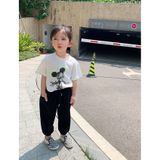 Bộ quần áo bé gái Familylove - Set quần áo trẻ em Mickey đáng yêu năng động chất liệu cotton 100% co giãn mềm mịn