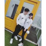 Áo gia đình Sweater FamilyLove - Mẫu gia đình thu đông họa tiết đôi mắt Chất Nỉ Da Cá 100