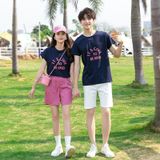 Áo gia đình Familylove - đồ gia đình in chữ IT'S COOL TO BE KIND sắc màu chất liệu cotton 100%