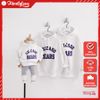 Áo Sweater Gia Đình Familylove - Áo Sweater thu đông gia đình CHICAGO BEARS ấm áp xinh xắn Chất Liệu Nỉ Da Cá Cao Cấp
