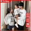 Áo Sweater Gia Đình Familylove - Áo Sweater Gấu Phi Hành Gia Universal Dễ Thương Chất Liệu Nỉ Da Cá Cao Cấp